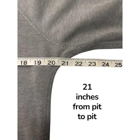 Rag & Bone Standard Issue Gray Sweatshirt Small Raglan Crewneck - Picture 7 of 9